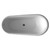 Fine Fixtures Cavalry Freestanding Bathtub White With Clawfoot Legs - 63 Inch W X 28 1/2 D Inch X 29 Inch H - BT200