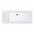 Fine Fixtures Sanctuary Freestanding Bathtub, White With Black Exterior - 67 Inch X 30 Inch X 23.5" Inch - BT208BL
