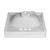 Fine Fixtures MT1917S Cultured Marble Vanity Top with Integrated Sink - 19 Inch X 17 Inch - Sand