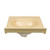 Fine Fixtures MT1917S Cultured Marble Vanity Top with Integrated Sink - 19 Inch X 17 Inch - Warm Sand