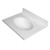 Fine Fixtures MT2519TC Cultured Marble Vanity Top with Integrated Sink - 25 Inch X 19 Inch - Terra Cotta
