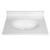Fine Fixtures MT2519TC Cultured Marble Vanity Top with Integrated Sink - 25 Inch X 19 Inch - Terra Cotta