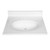 Fine Fixtures Cultured Marble Vanity Top with Integrated Sink - 25 Inch X 22 Inch - Bone - MT2522BO
