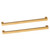 Fine Fixtures Handles for 36 Inch Wide Concordia Vanity - 25 3/4" Long - Set Of 2 - Satin Brass - CAHA36SB