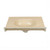 Fine Fixtures MT3119TC Cultured Marble Vanity Top with Integrated Sink - 31 Inch X 19 Inch - Cool Sand