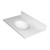 Fine Fixtures Cultured Marble Vanity Top with Integrated Sink - 31 Inch X 22 Inch - Bone - MT3122BO