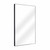 Fine Fixtures MRS1826BL Rectangular Mirror 18 Inch X 26 Inch - Sharp Corners - Matte Black