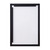 Fine Fixtures Rectangular Mirror 18 Inch X 26 Inch - Sharp Corners - Matte Black - MRS1826BL