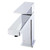 Fine Fixtures Square Bathroom Faucet - Single Hole - Polished Chrome - FAM3PC