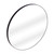 Fine Fixtures MRD2121BL Round 21 Inch X 21 Inch Mirror - Matte Black