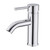 Fine Fixtures FAM2PC Round Bathroom Faucet - Single Hole - Polished Chrome