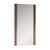 Fine Fixtures MOM16GO Modena Collection Wall Mirror 17 Inch X 34 Inch - Gray Oak Frame