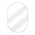 Fine Fixtures Rectangular 18 Inch X 26 Inch Mirror with Oval Corners - Satin Nickel - MRO1826SN