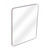 Fine Fixtures Rectangular Mirror 18 Inch X 26 Inch - Round Corners - Satin Nickel - MRR1826SN