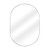 Fine Fixtures MRO1624SB Rectangular 16 Inch X 24 Inch Mirror  with Oval Corners - Satin Brass