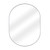 Fine Fixtures Rectangular 22 Inch X 30 Inch Mirror with Oval Corners - Matte Black - MRO2230BL