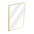 Fine Fixtures MRS1826SB Rectangular Mirror 18 Inch X 26 Inch - Sharp Corners - Satin Brass