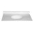 Fine Fixtures Cultured Marble Vanity Top with Integrated Sink - 49 Inch X 22 Inch - White - MT4922W