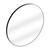 Fine Fixtures Round 24 Inch X 24 Inch Mirror - Matte Black - MRD2424BL