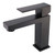 Fine Fixtures Square Bathroom Faucet - Single Hole - Black Matte - FAM3BL