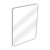 Fine Fixtures Rectangular 22 Inch X 30 Inch Mirror with Round Corners - Satin Nickel - MRR2230SN
