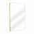 Fine Fixtures MRR2230SB Rectangular 22 Inch X 30 Inch Mirror with Round Corners - Satin Brass