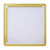 Fine Fixtures Rectangular 24 Inch X 24 Inch Mirror with Round Corners - Satin Brass - MRR2424SB