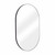 Fine Fixtures Rectangular 24 Inch X 36 Inch Mirror with Oval Corners - Matte Black - MRO2436BL