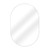 Fine Fixtures Rectangular 24 Inch X 36 Inch Mirror with Oval Corners - White Semi Gloss - MRO2436WH