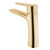 Fine Fixtures Round Bathroom Faucet - Single Hole - Satin Brass - FAM4SB