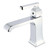 Fine Fixtures Arched Square Bathroom Faucet - Polished Chrome - FAM5PC
