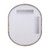 Fine Fixtures Rectangular 24 Inch X 30 Inch Mirror with Oval Corners - Polished Chrome - MRO2430PC