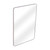 Fine Fixtures MRR2436SN Rectangular 24 Inch X 36 Inch Mirror with Round Corners - Satin Nickel