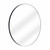 Fine Fixtures MRD3030BL Round Mirror 30 Inch X 30 Inch  - Matte  Black