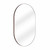 Fine Fixtures Rectangular 24 Inch X 36 Inch Mirror with Oval Corners - Bronze - MRO2436BR