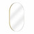 Fine Fixtures MRO2436SB Rectangular 24 Inch X 36 Inch Mirror with Oval Corners - Satin Brass