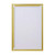 Fine Fixtures Rectangular 24 Inch X 36 Inch Mirror with Sharp Corners - Satin Brass - MRS2436SB
