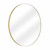 Fine Fixtures MRD2828SB Round Mirror 28 Inch X 28 Inch - Satin  Brass