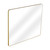 Fine Fixtures MRR3030SB Rectangular 30 Inch X 30 Inch Mirror with Round Corners - Satin Brass