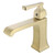 Fine Fixtures Arched Square Bathroom Faucet - Satin Brass - FAM5SB