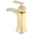Fine Fixtures Arched Square Bathroom Faucet - Satin Brass - FAM5SB
