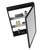 Fine Fixtures DAMC21BL Dakota Medicine Cabinet 21 Inch x 27 Inch - Black