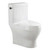 Fine Fixtures MTTB15W Modern Two Piece Elongated Toilet - Ada Compliant