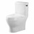 Fine Fixtures MTTB15W-R Modern Two Piece Elongated Toilet with Right Side Flush (Ada)
