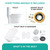 Fine Fixtures Stanton Modern One Piece Square Toilet with 12" Rough-in - White - MOTB9W