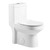 Fine Fixtures Jawbone Modern One Piece Compact Round Toilet with 10" Rough-In - MOTB10W