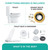 Fine Fixtures Jawbone Modern One Piece Compact Round Toilet with 10" Rough-In - MOTB10W