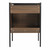 Fine Fixtures Oakville Vanity Cabinet 24 Inch - Walnut Ebony With Black Hardware - OK24WB