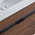 Fine Fixtures Alpine Wall Hung Vanity Cabinet 24 Inch Wide - Brown Walnut