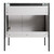 Fine Fixtures Oakville Vanity Cabinet 30 Inch - Mild Grey Oak With Black Hardware - OK30MO